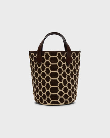 TWP Abstract snake Caraiva Tote in Python Woven view 1