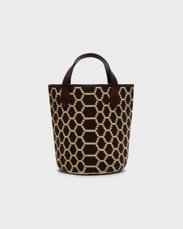 TWP Abstract snake Caraiva Tote in Python Woven view 1