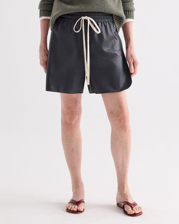 TWP Midnight Boy Boxer Short Update in Paper Leather view 4
