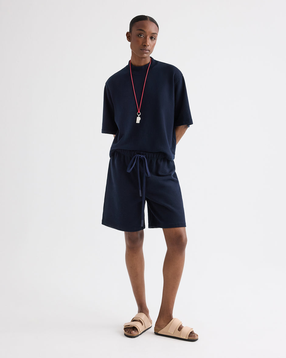 TWP Midnight Sweatshort in Lightweight Sweatshirt view 1