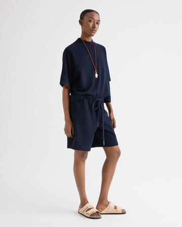 TWP Midnight Sweatshort in Lightweight Sweatshirt view 4