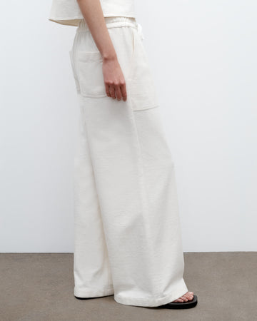 TWP Ivory Main St. Pant in French Terry view 1