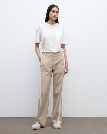TWP Safari Isabelle Pant in Vintage Washed Poplin view 1