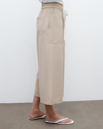 TWP Safari Cropped Main St Pant in Vintage Washed Poplin view 1