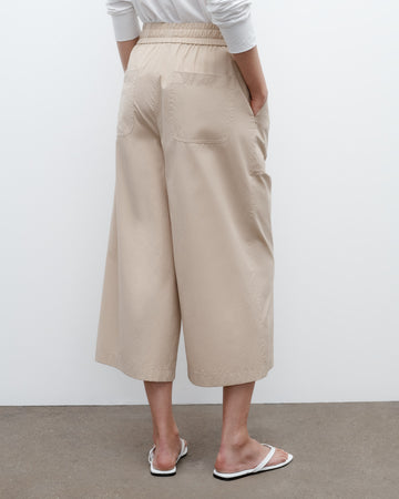 TWP Safari Cropped Main St Pant in Vintage Washed Poplin view 1