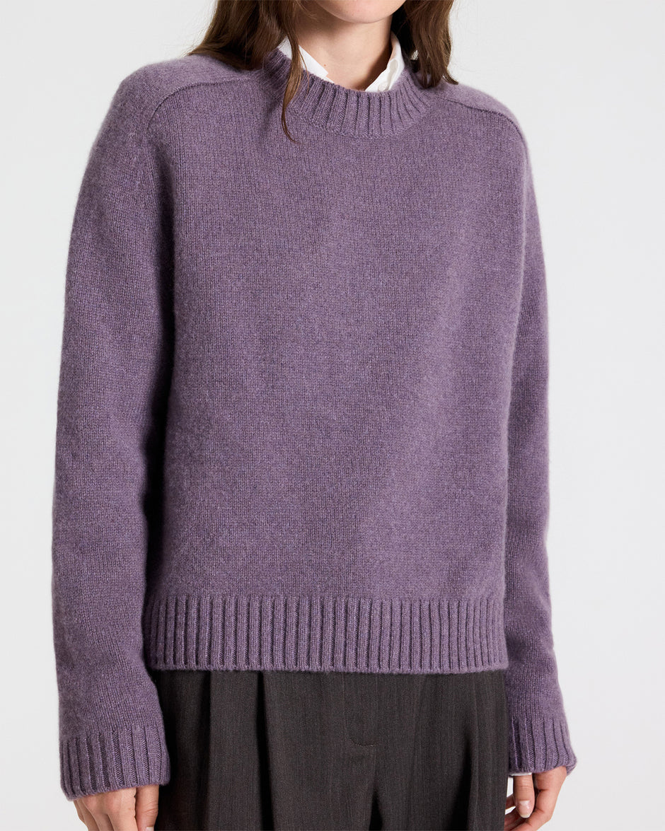 TWP Daybreak New Jill Crewneck Sweater in Cashmere view 2