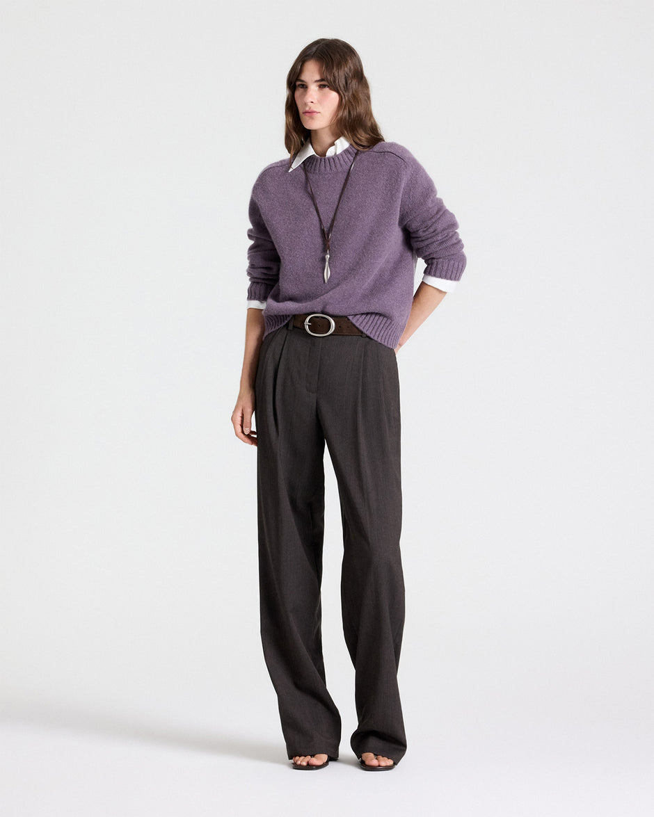 TWP Daybreak New Jill Crewneck Sweater in Cashmere view 4