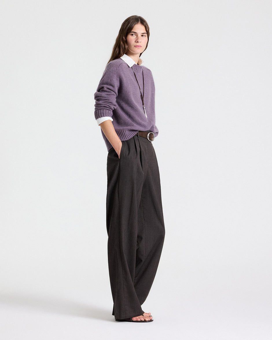 TWP Daybreak New Jill Crewneck Sweater in Cashmere view 5