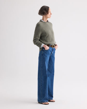 TWP Moss New Jill Crewneck Sweater in Italian Cashmere view 4
