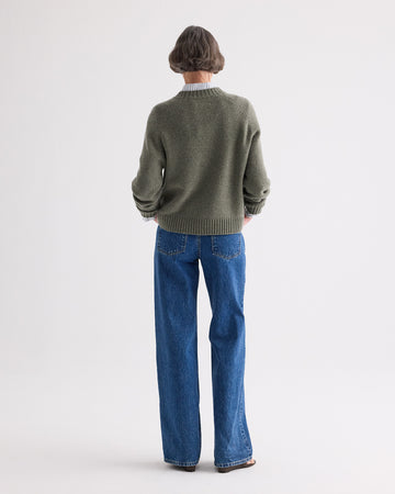 TWP Moss New Jill Crewneck Sweater in Italian Cashmere view 5