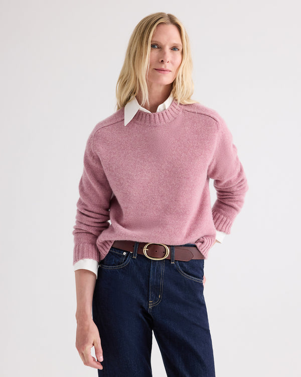 TWP Plum NEW JILL CREWNECK - PLUM view 1