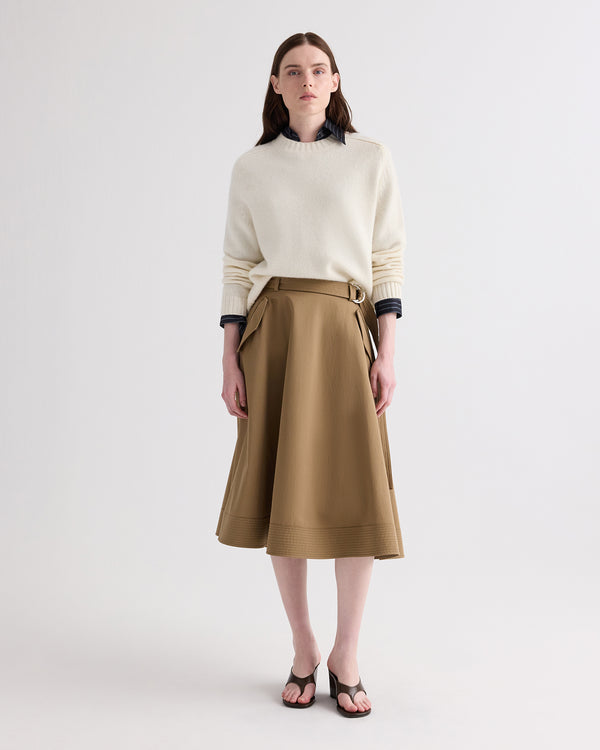 TWP Ivory NEW JILL CREWNECK - IVORY view 3