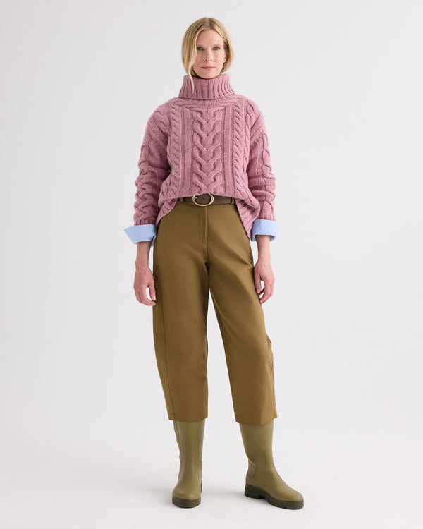 TWP Plum TRAVELING T NECK - PLUM view 6