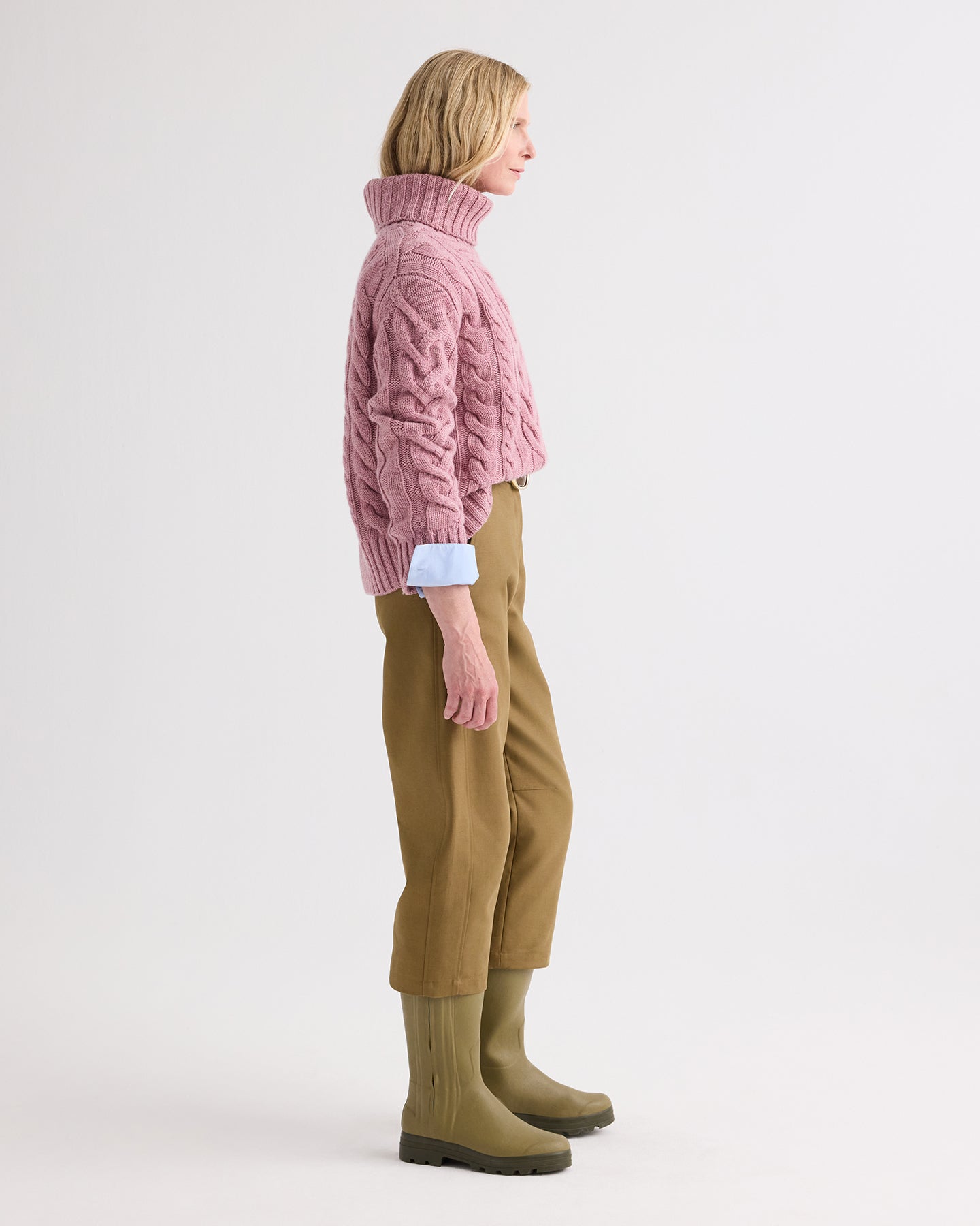 TWP Plum TRAVELING T NECK - PLUM view 4