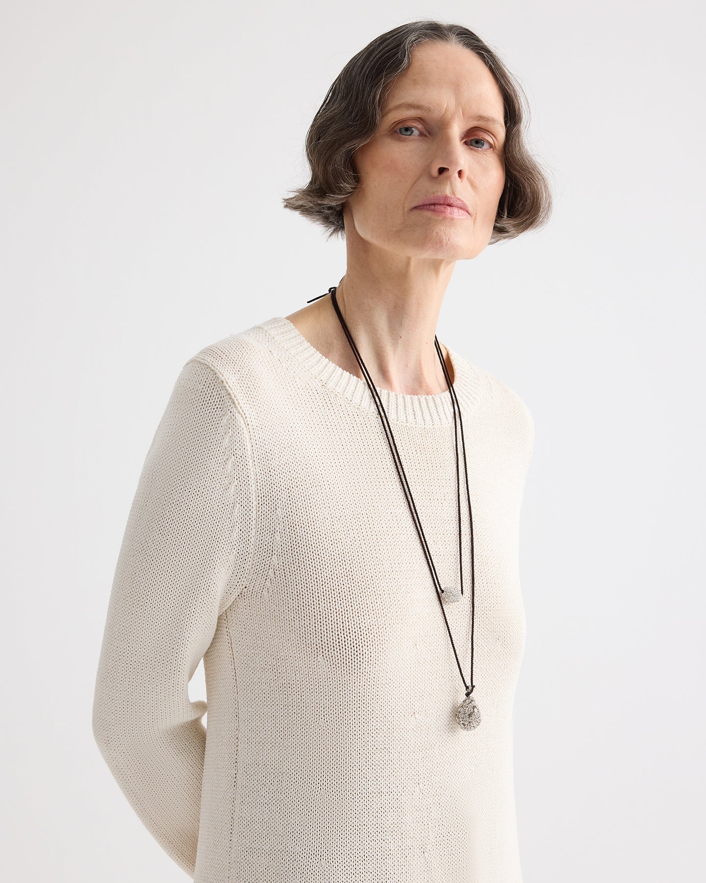 TWP Ivory That One Night In Tulum Dress in Kashy Silk Blend Rope view 3