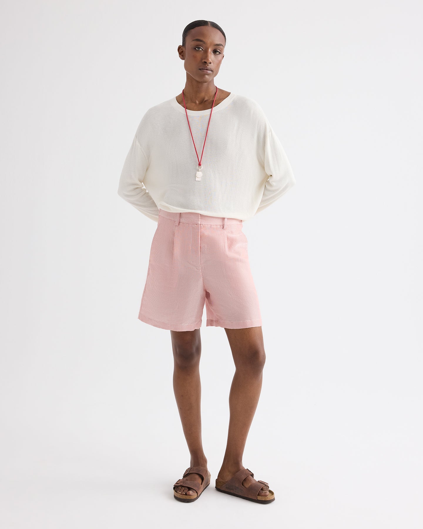 TWP Ivory Ls Crewneck in Viscose Silk view 3