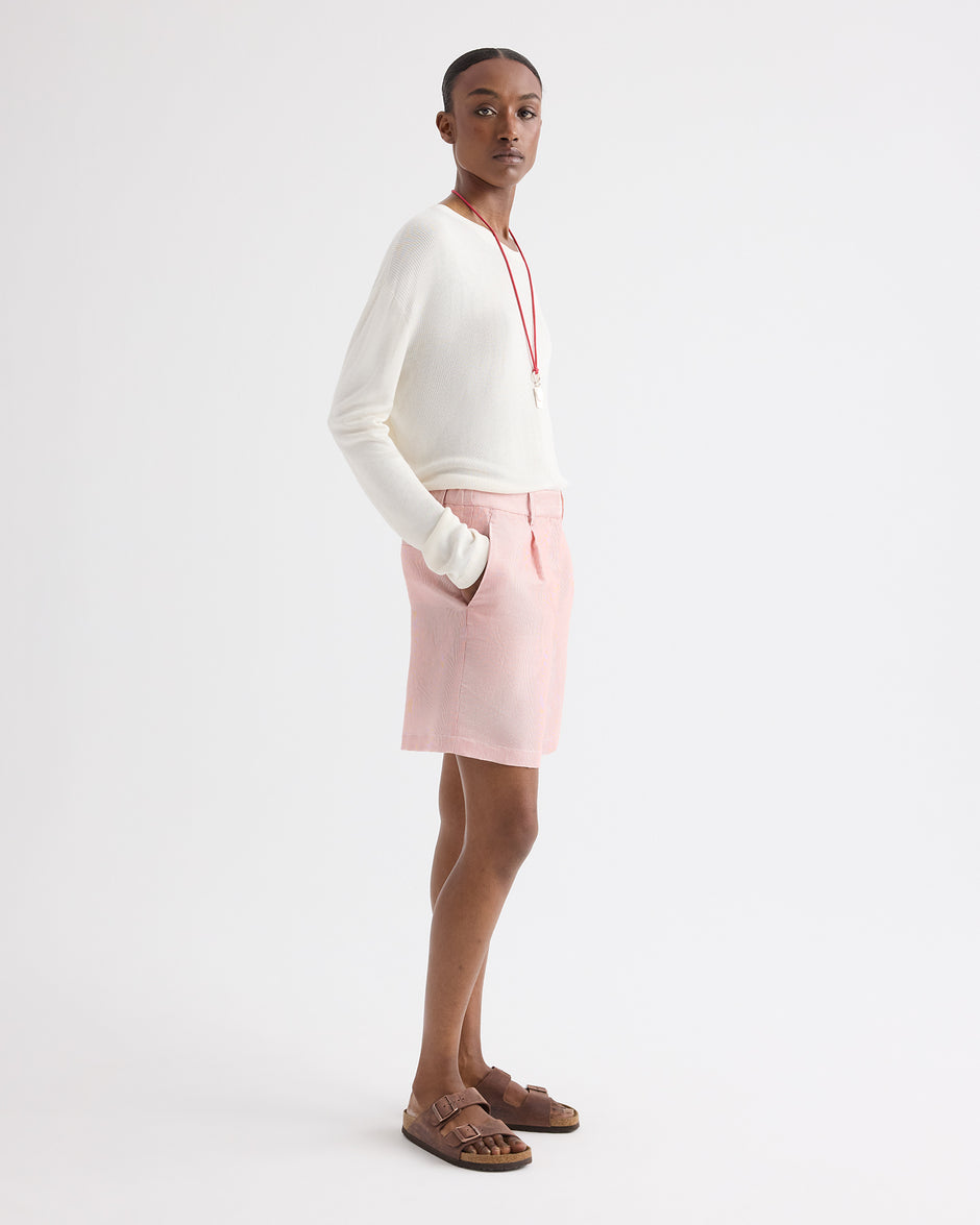TWP Ivory Ls Crewneck in Viscose Silk view 4