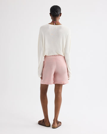 TWP Ivory Ls Crewneck in Viscose Silk view 5