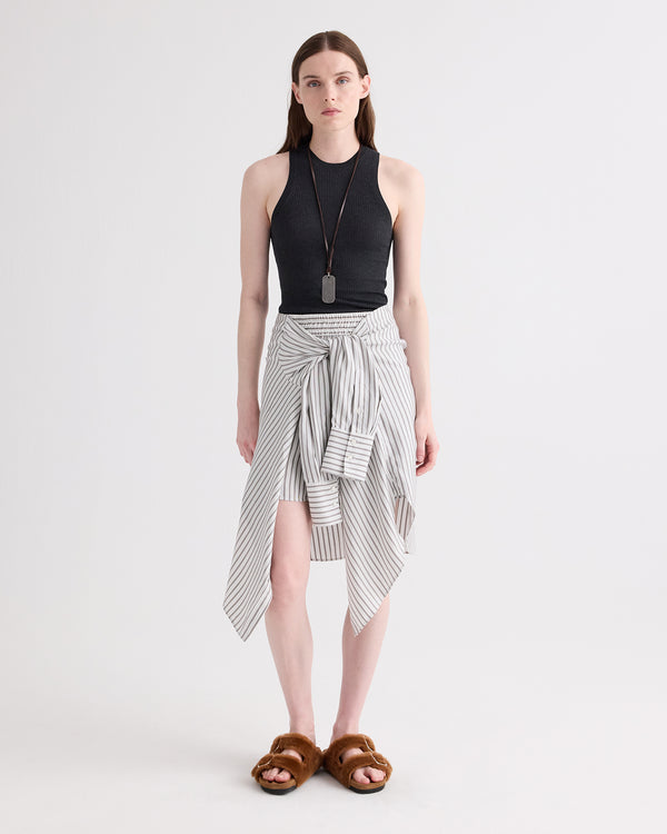 TWP Stretch limo Port Tank in Viscose Silk view 3