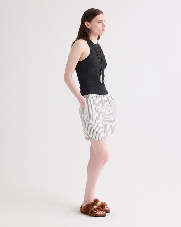 TWP Stretch limo Port Tank in Viscose Silk view 4
