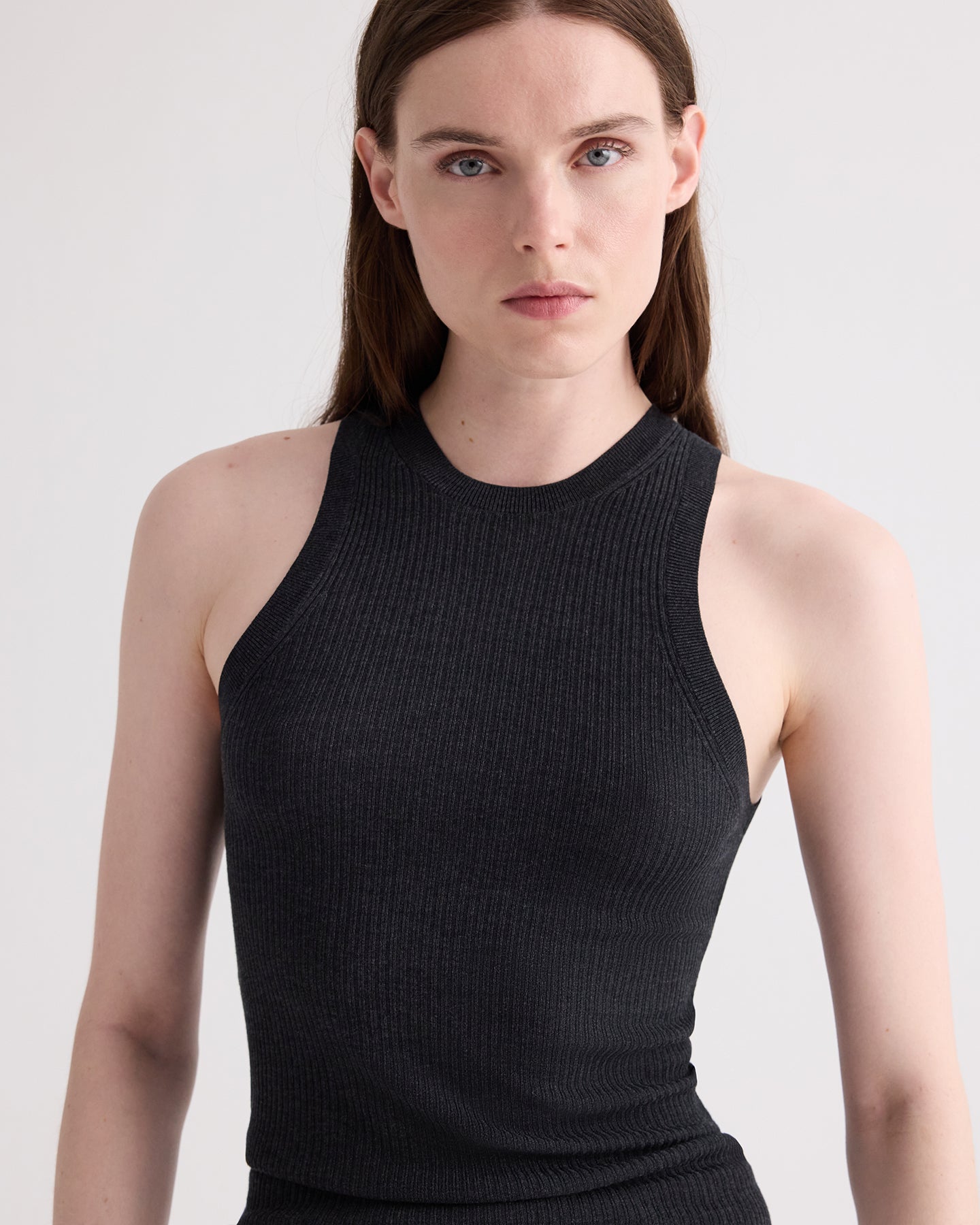 TWP Stretch limo Port Tank in Viscose Silk view 1