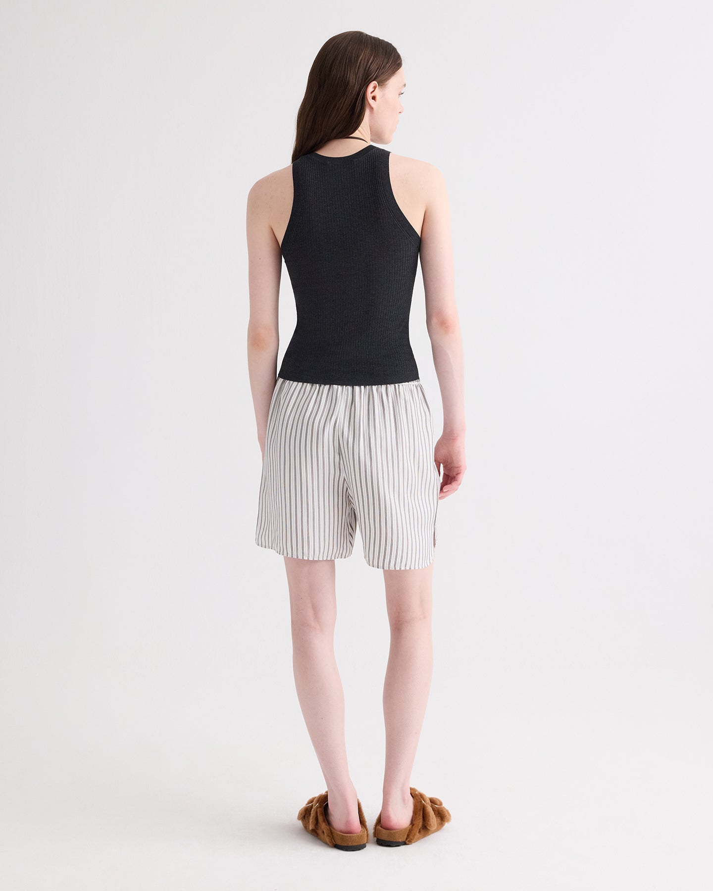 TWP Stretch limo Port Tank in Viscose Silk view 5