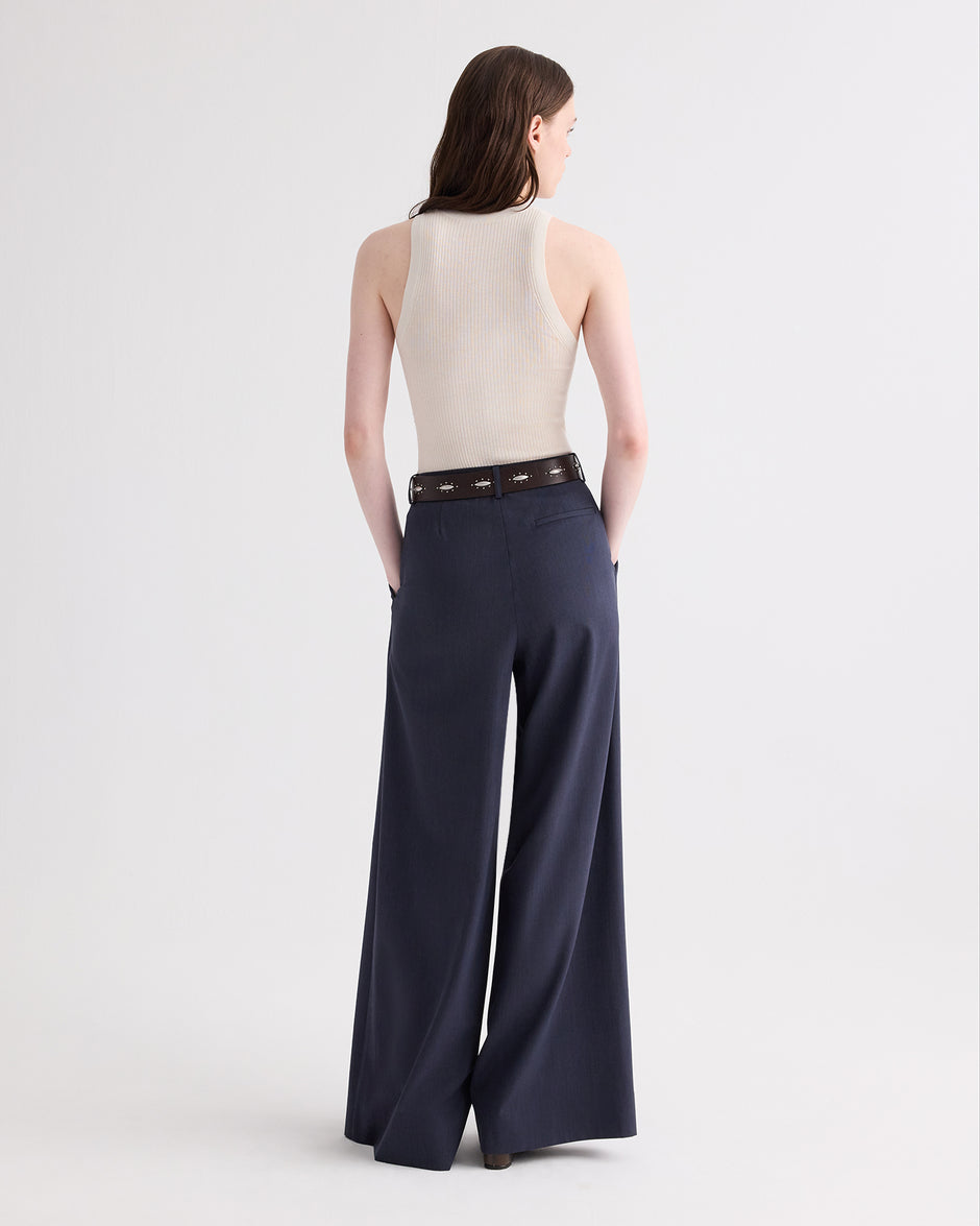 TWP Ivory Port Tank in Viscose Silk view 6