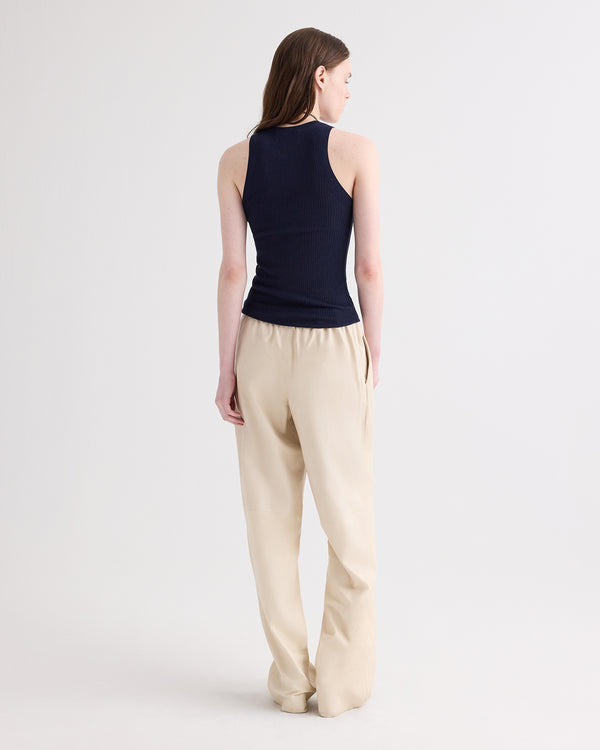 TWP Midnight Port Tank in Viscose Silk view 5