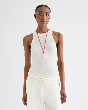 TWP Ivory Harbor Tank in Viscose Silk view 1