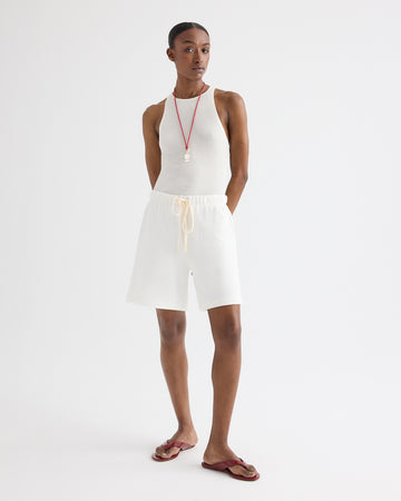 TWP Ivory Harbor Tank in Viscose Silk view 3