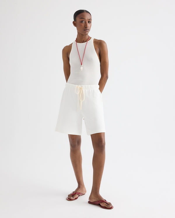 TWP Ivory Harbor Tank in Viscose Silk view 3