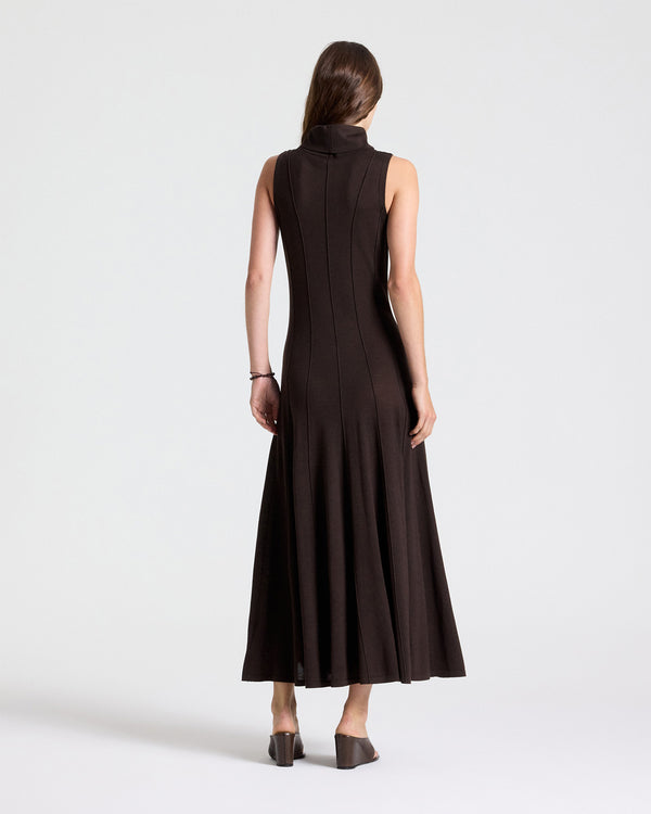TWP After dark Funnel Neck Sleeveless Dress Merino Wool view 5