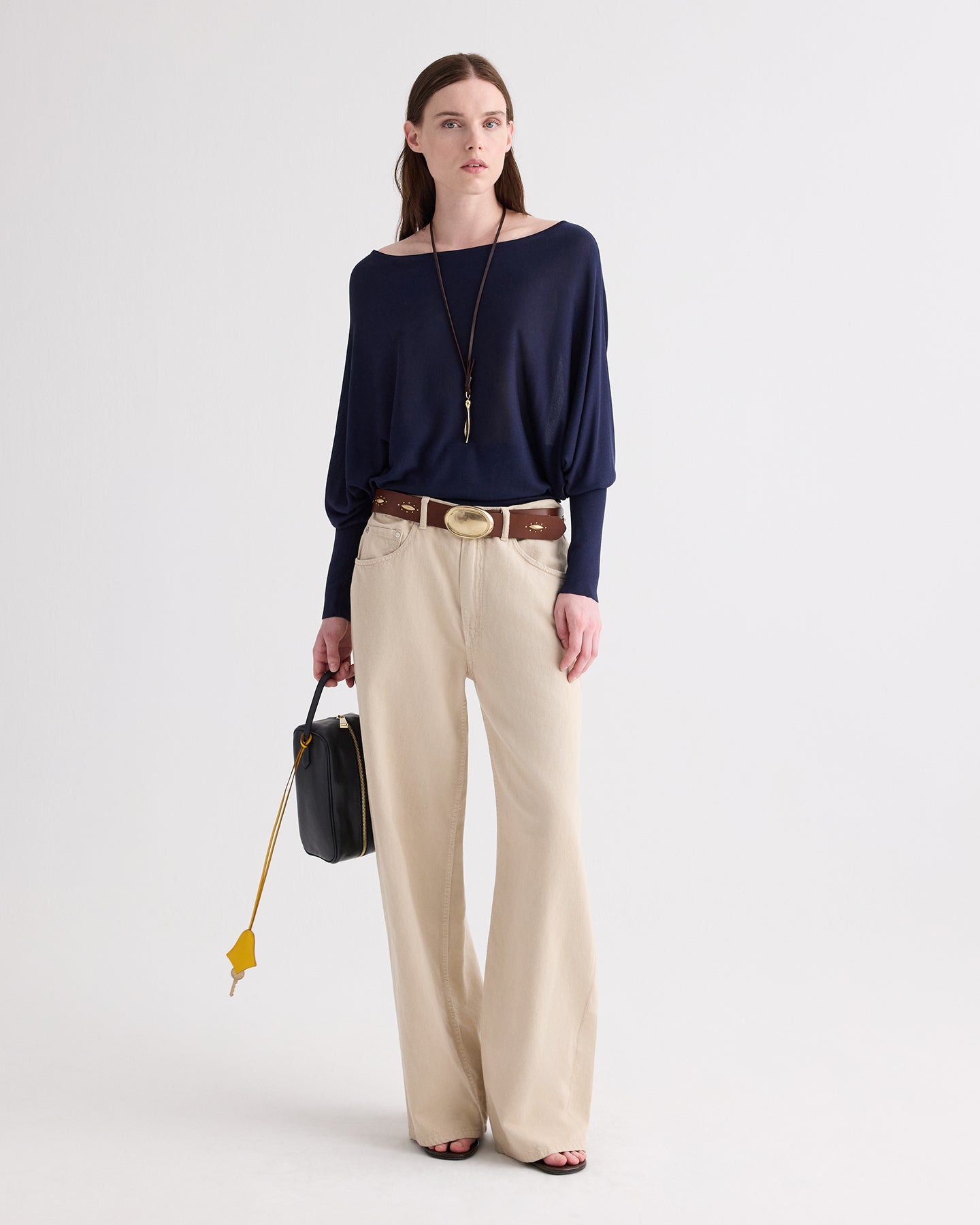 TWP Midnight Landslide Sweater in Italian Cashmere view 1