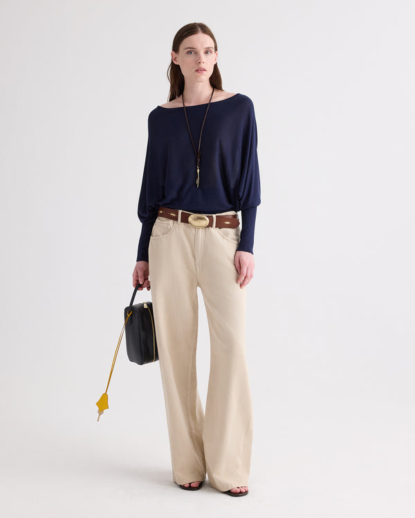 TWP Midnight Landslide Sweater in Italian Cashmere view 1
