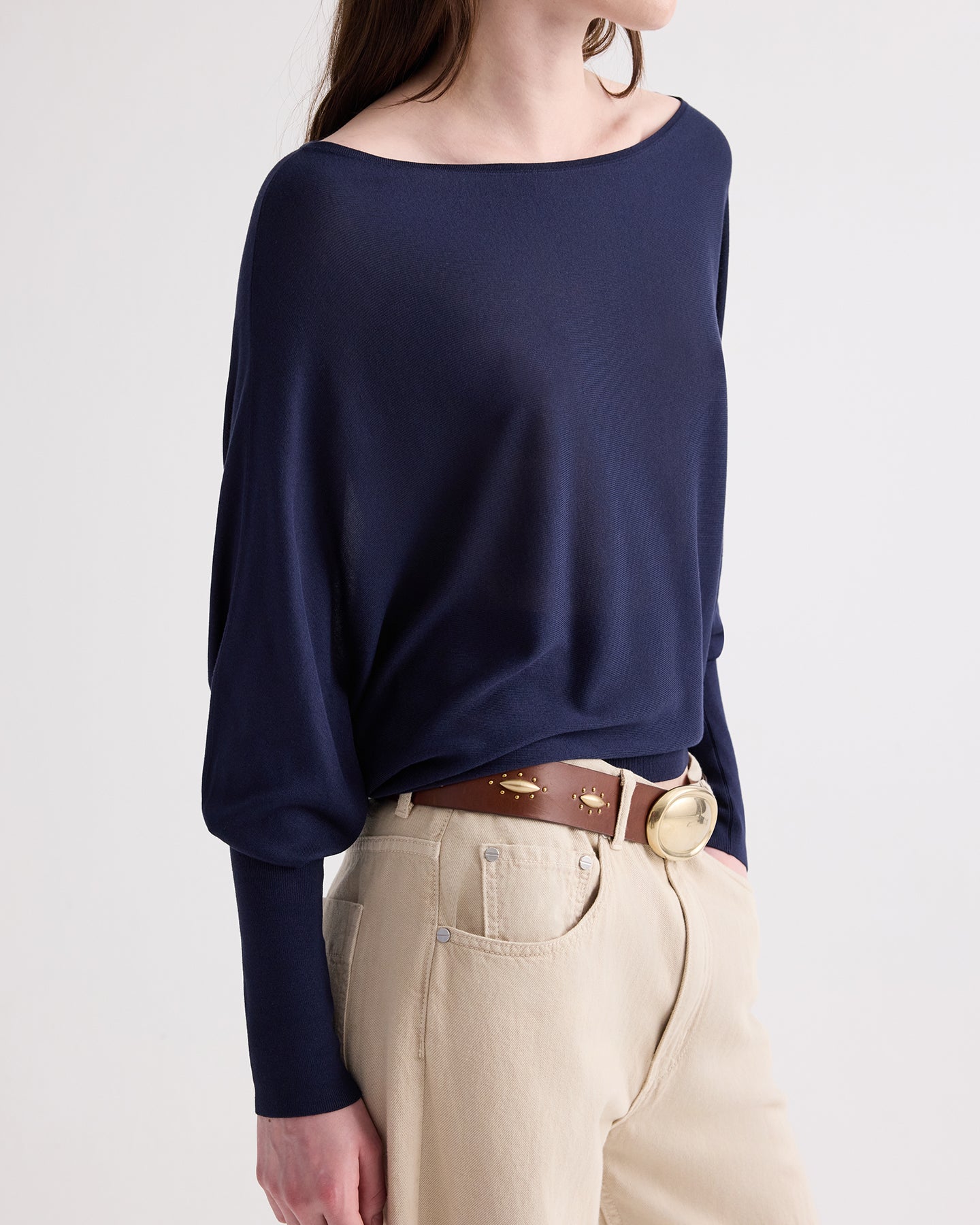 TWP Midnight Landslide Sweater in Italian Cashmere view 3