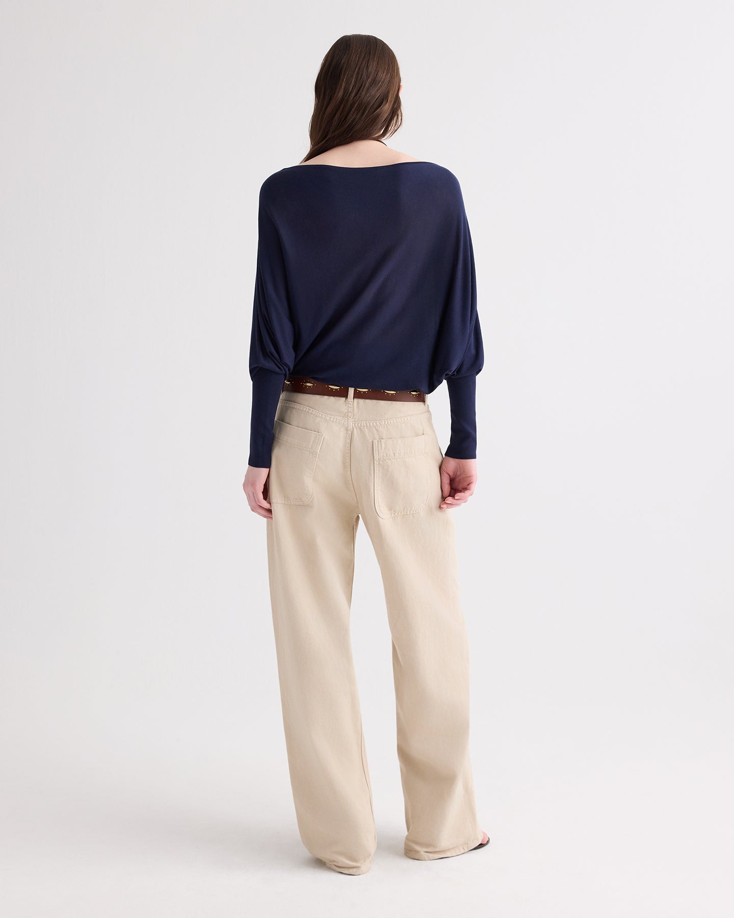 TWP Midnight Landslide Sweater in Italian Cashmere view 5