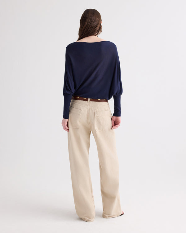 TWP Midnight Landslide Sweater in Italian Cashmere view 5