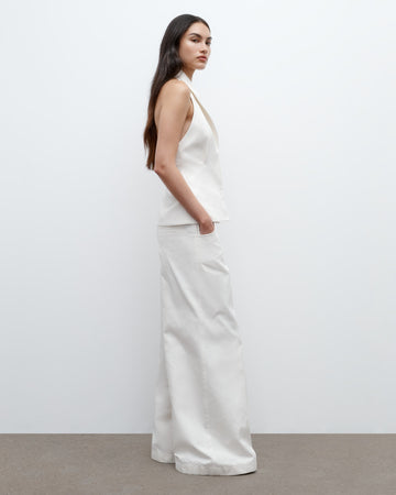 TWP Ivoire Kaitlyn Vest in Cotton Twill view 5