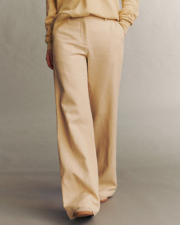 TWP Butter Howard Pant in Cotton Linen view 3