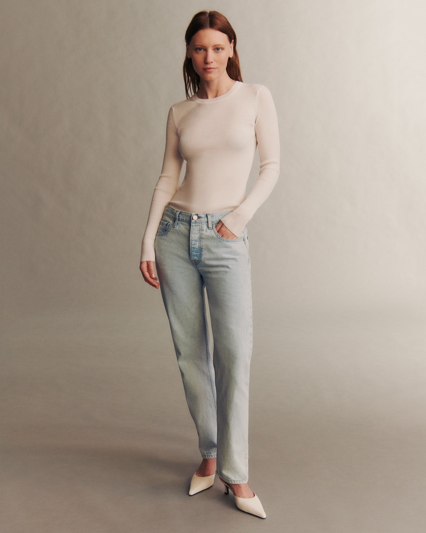 TWP Light wash Soda Pop Jean in Light Wash Denim view 2