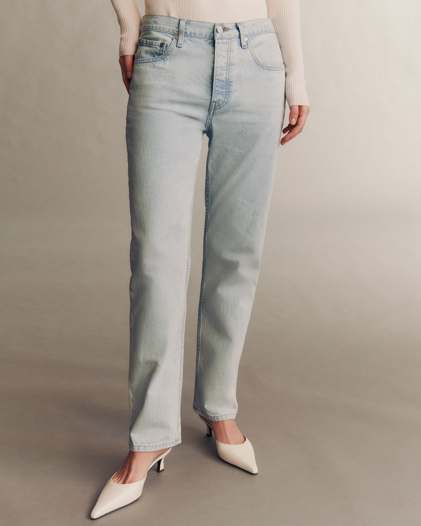 TWP Light wash Soda Pop Jean in Light Wash Denim view 3