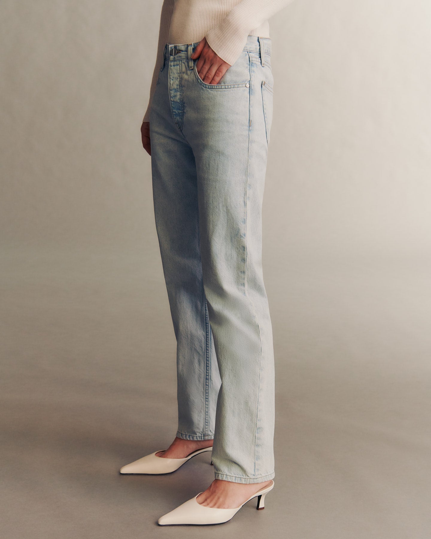 TWP Light wash Soda Pop Jean in Light Wash Denim view 1