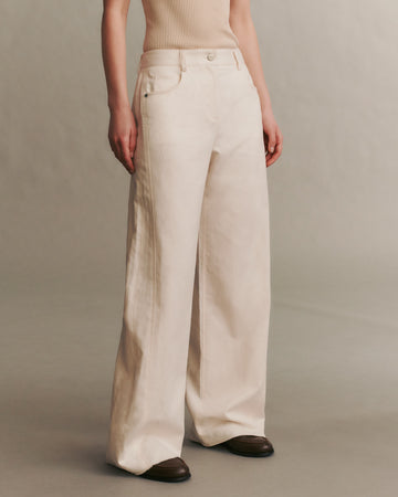 Puddle TWP Pant in Cotton Linen