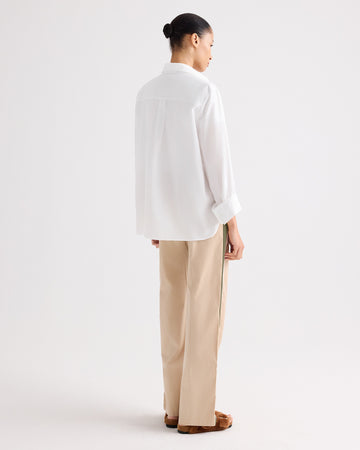 TWP Sandstone Isabelle Pant in Vintage Washed Poplin view 5