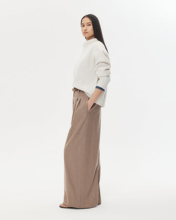 TWP Ivory Waffle Thermal in Cashmere view 6