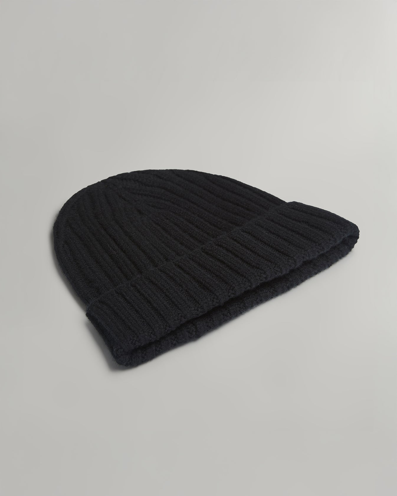 TWP Black Cashmere Beanie view 2