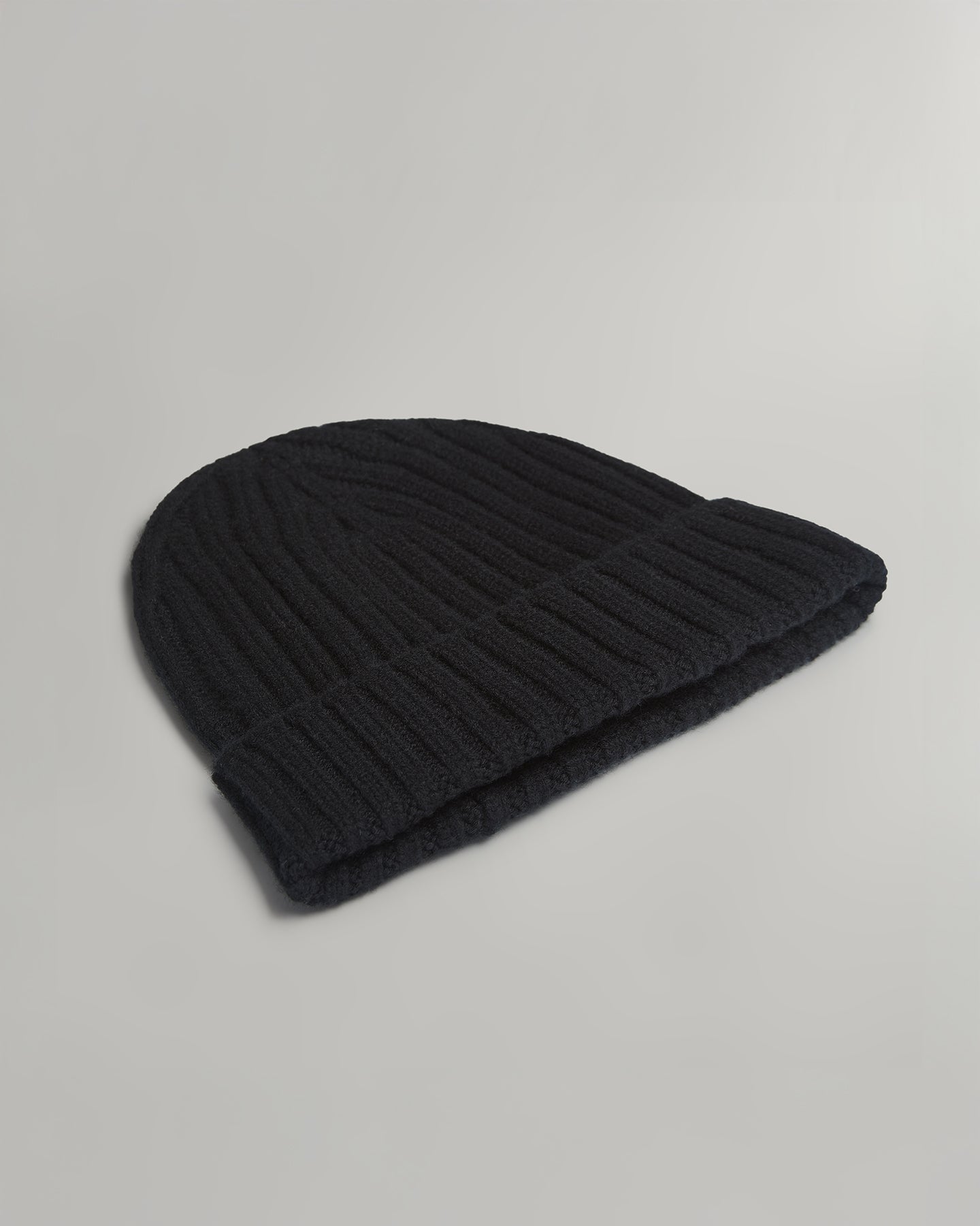 TWP Black Cashmere Beanie view 2