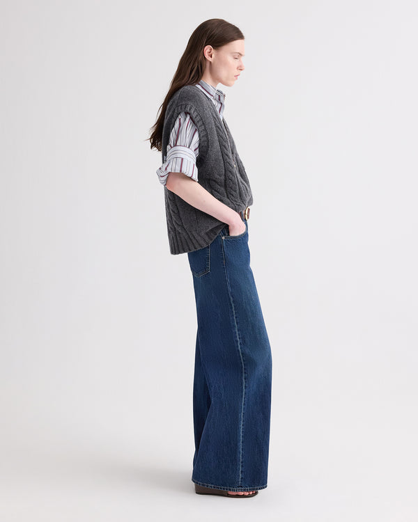 TWP Dark wash Tiny Dancer Jean in Dark Wash Denim view 5