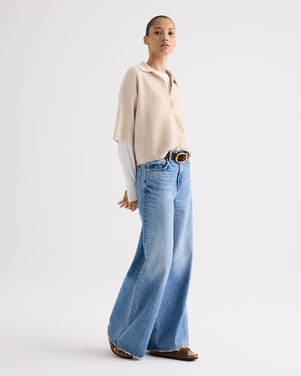 TWP Vintage wash Tiny Dancer Jean in Vintage Wash Denim view 3