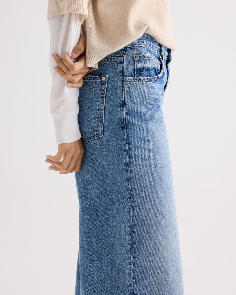 TWP Vintage wash Tiny Dancer Jean in Vintage Wash Denim view 4